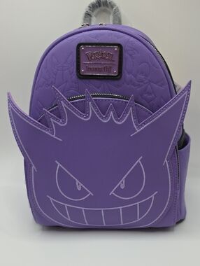 Loungefly Purple Gengar Face Mini Backpack